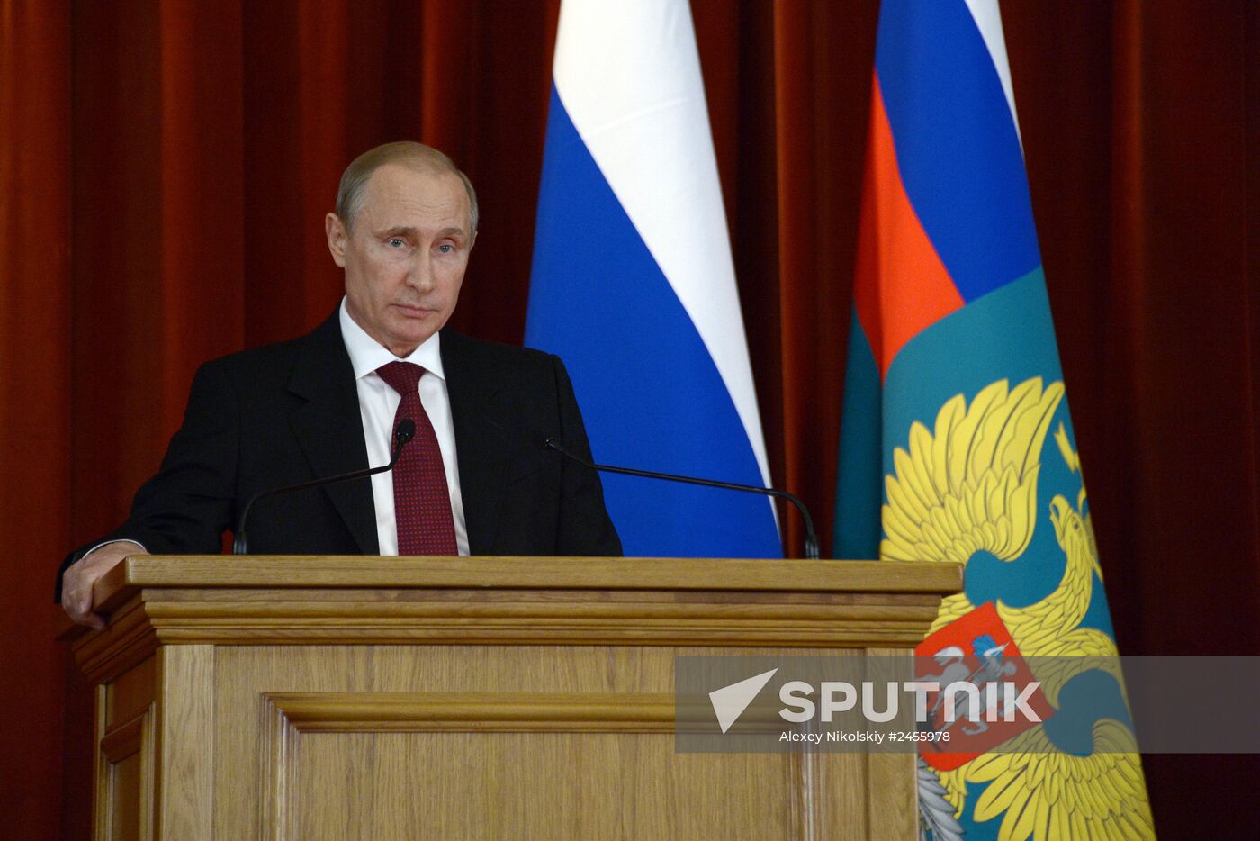 Vladimir Putin meets with Russian ambassadors