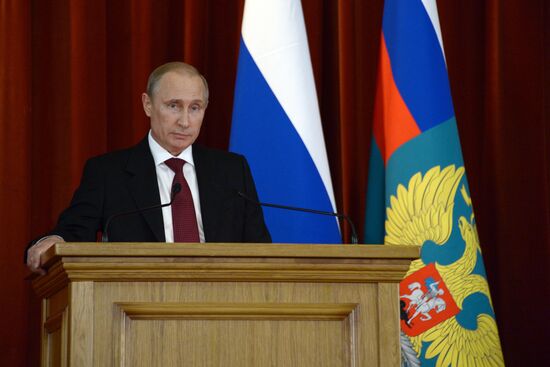 Vladimir Putin meets with Russian ambassadors