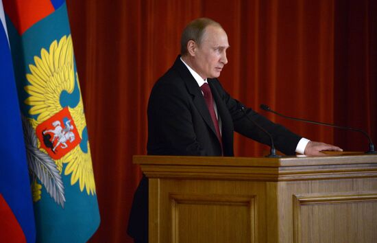 Vladimir Putin meets with Russian ambassadors