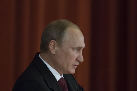 Vladimir Putin meets with Russian ambassadors