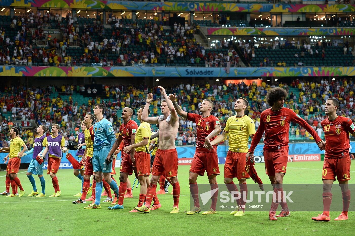 FIFA World Cup 2014. Belgium vs. USA