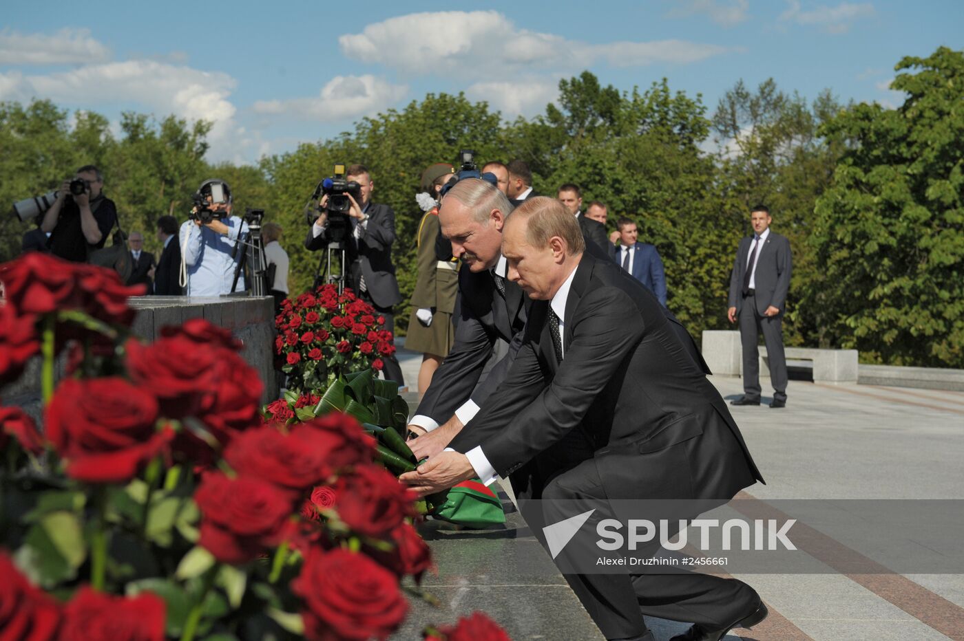 Vladimir Putin's visit to Belarus