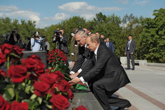 Vladimir Putin's visit to Belarus