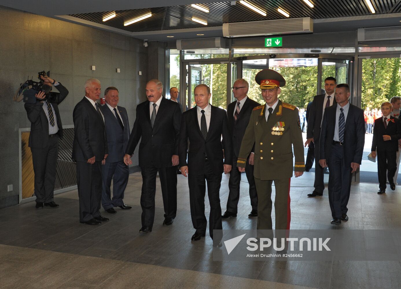 Vladimir Putin's visit to Belarus