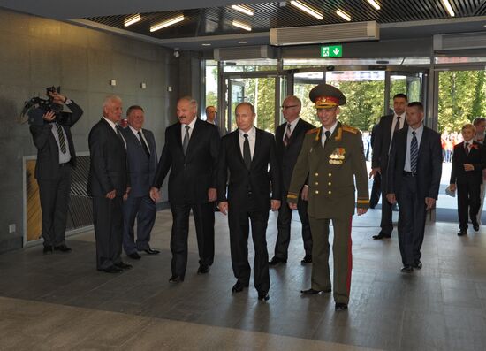 Vladimir Putin's visit to Belarus