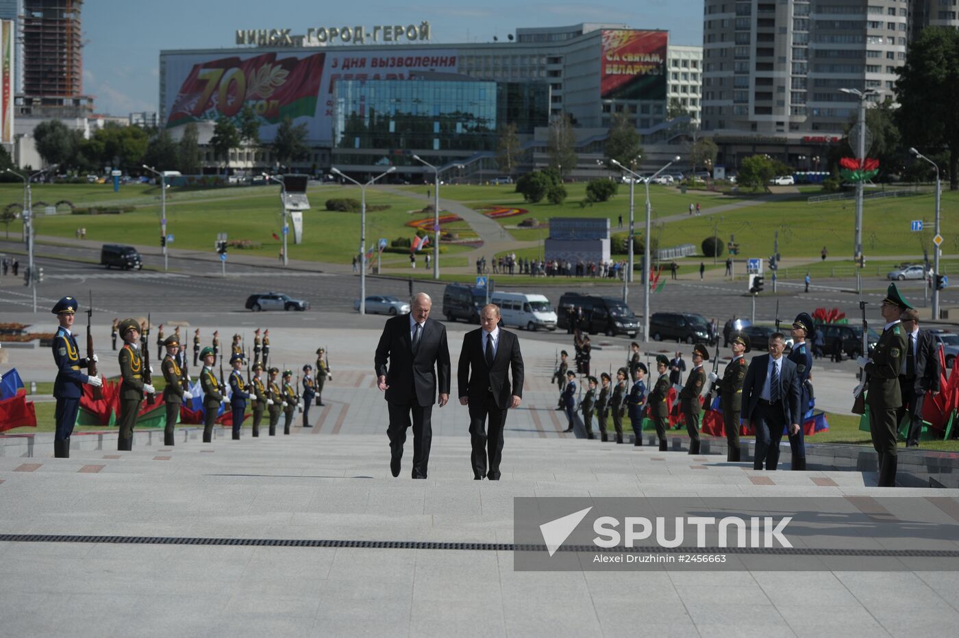 Vladimir Putin's visit to Belarus