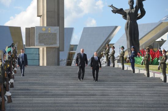 Vladimir Putin visits Belarus