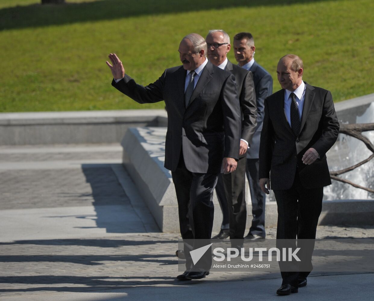 Vladimir Putin visits Belarus