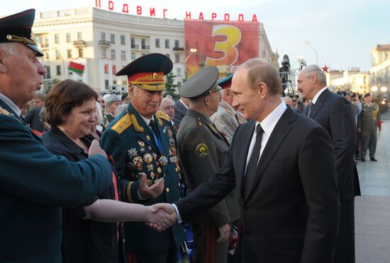 Vladimir Putin's visit to Belarus
