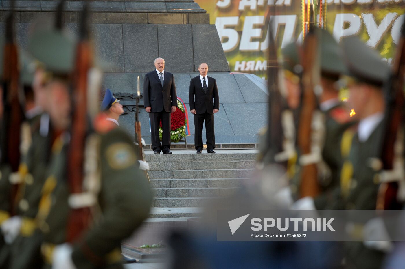 Vladimir Putin's visit to Belarus