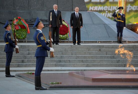 Vladimir Putin's visit to Belarus