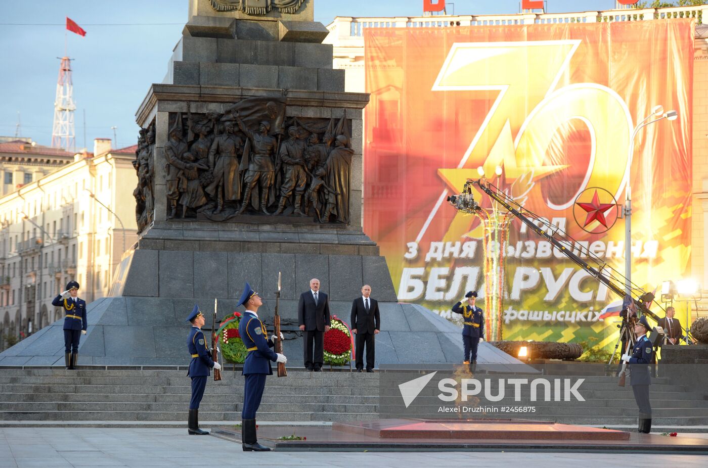 Vladimir Putin's visit to Belarus