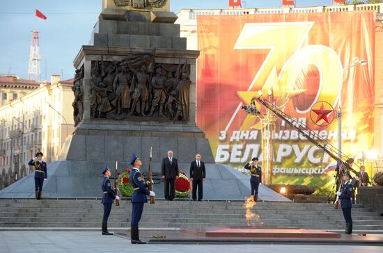 Vladimir Putin's visit to Belarus
