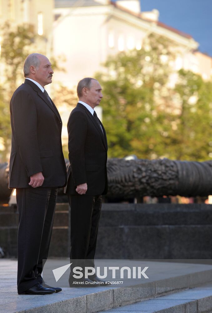 Vladimir Putin's visit to Belarus