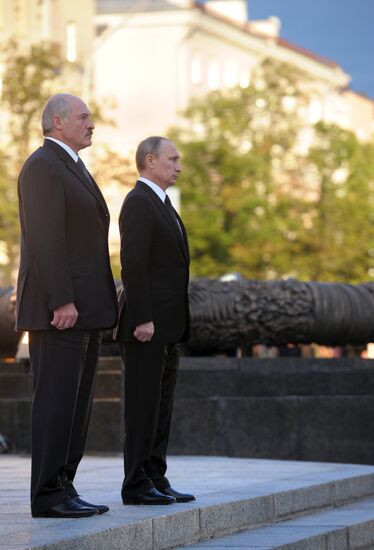 Vladimir Putin's visit to Belarus