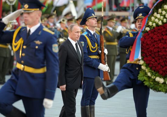 Vladimir Putin's visit to Belarus