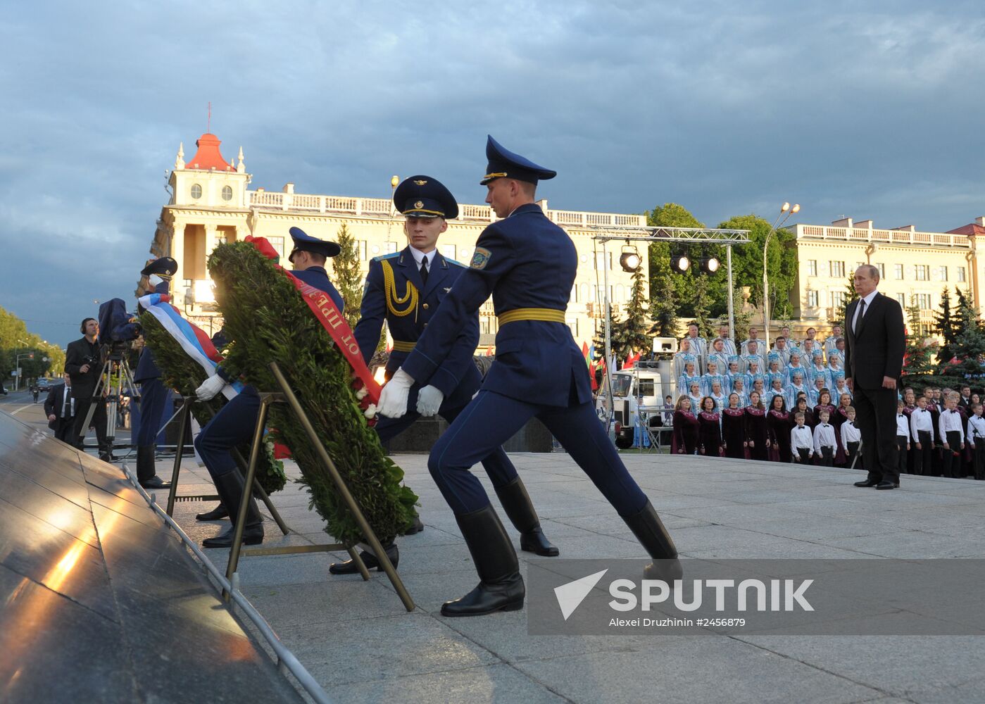 Vladimir Putin's visit to Belarus