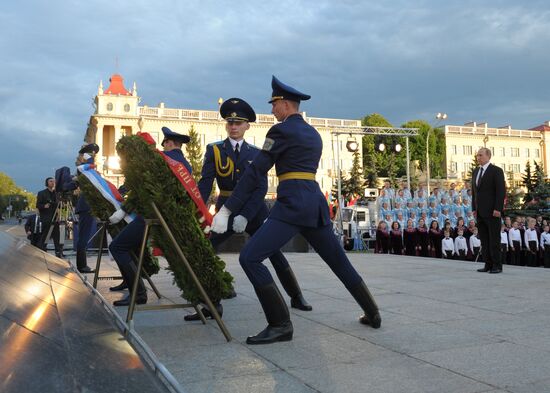Vladimir Putin's visit to Belarus