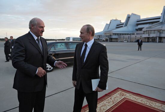Vladimir Putin's visit to Belarus
