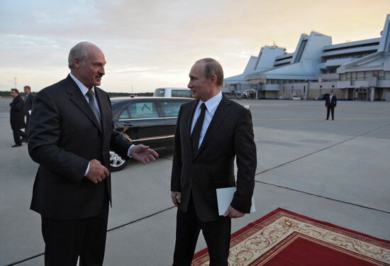 Vladimir Putin's visit to Belarus