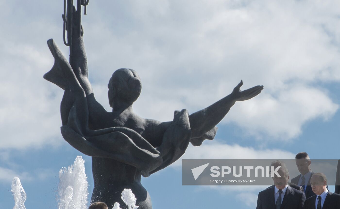 Vladimir Putin's visit to Belarus