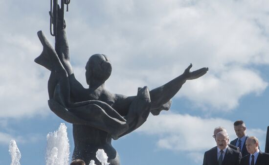 Vladimir Putin's visit to Belarus