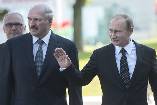 Vladimir Putin's visit to Belarus