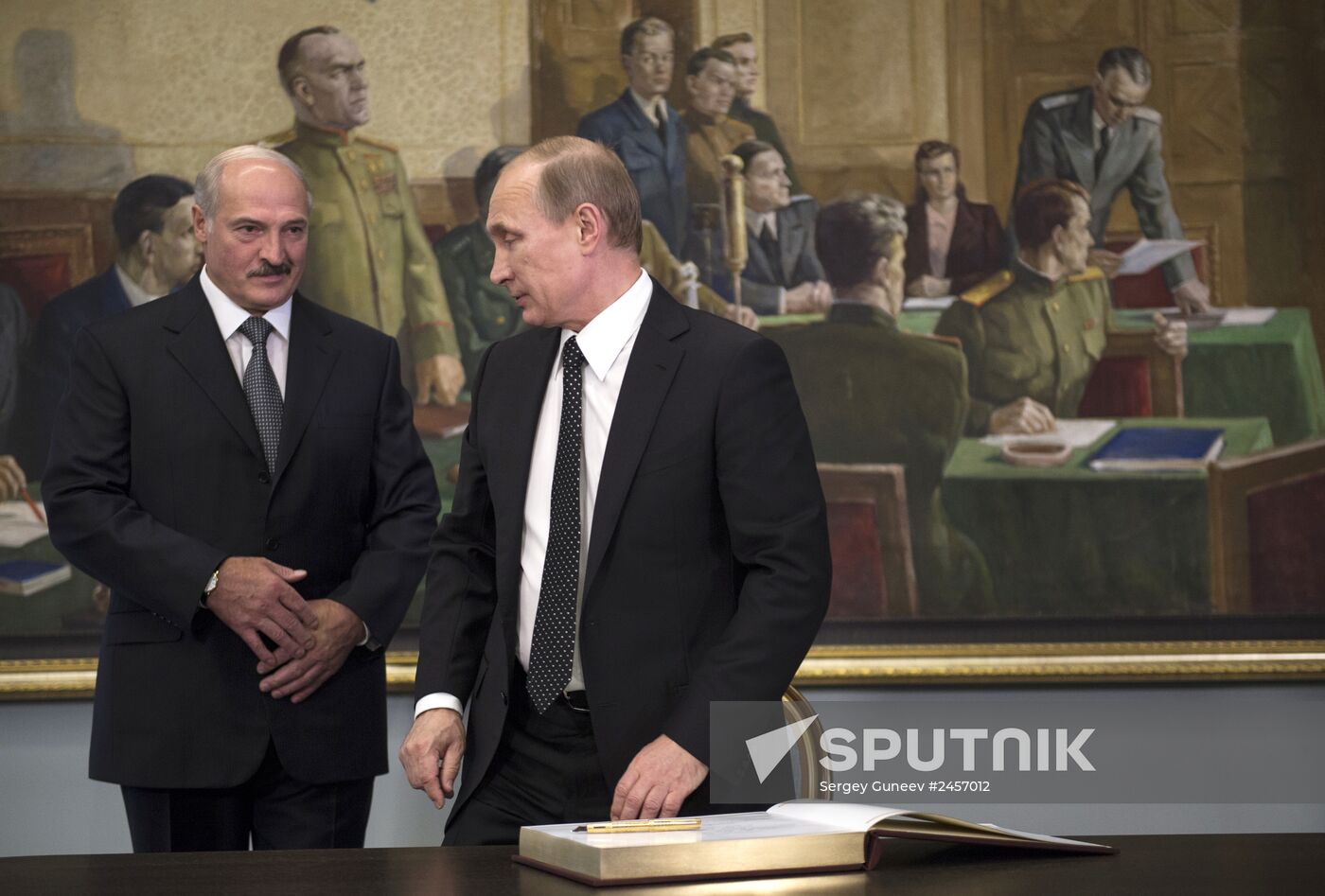 Vladimir Putin's visit to Belarus