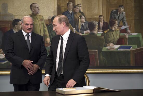 Vladimir Putin's visit to Belarus