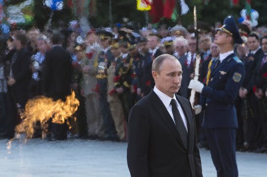 Vladimir Putin's visit to Belarus