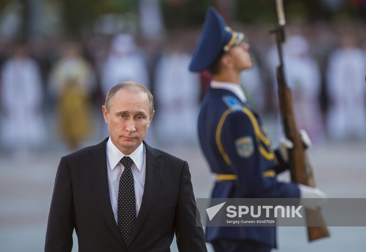 Vladimir Putin's visit to Belarus