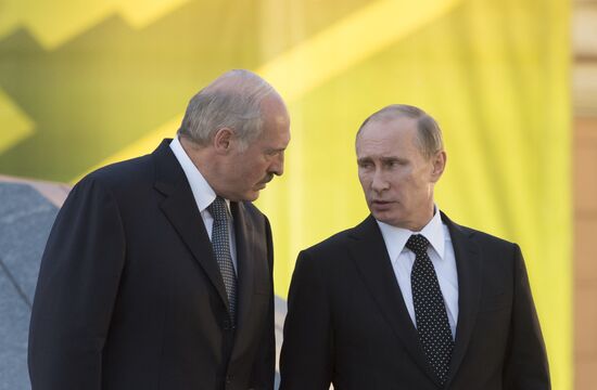 Vladimir Putin's visit to Belarus