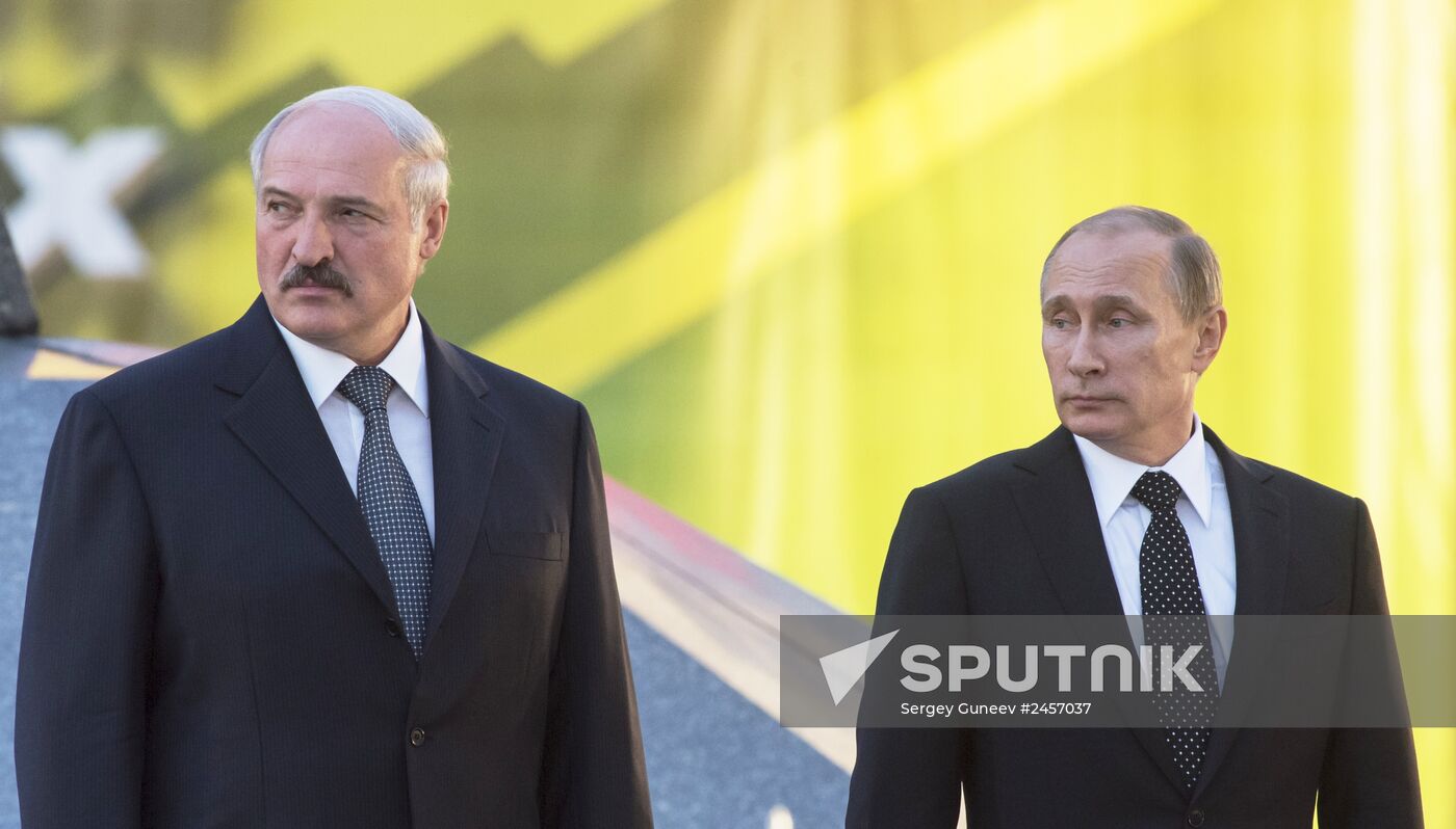 Vladimir Putin's visit to Belarus