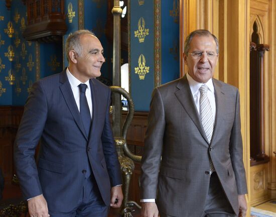 Foreign Minister Sergey Lavrov meets with Foreign Minister of Morocco