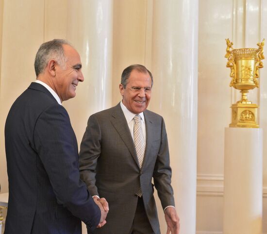 Foreign Minister Sergey Lavrov meets with Foreign Minister of Morocco