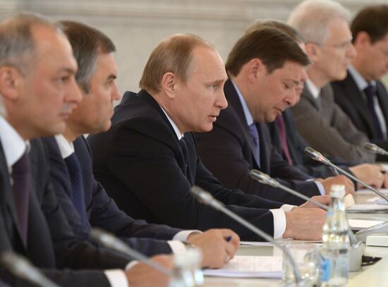 President Putin holds meeting of Council on Inter-Ethnic Relations