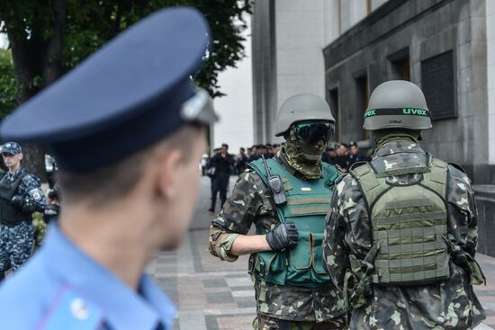 Toughening security measures by Verkhovna Rada in Kiev