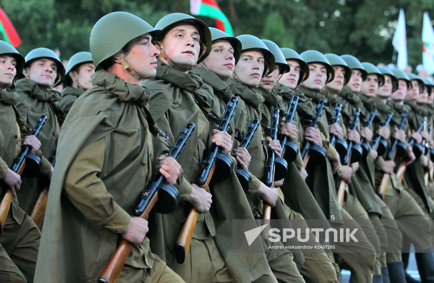 Independence day celebrations in Minsk