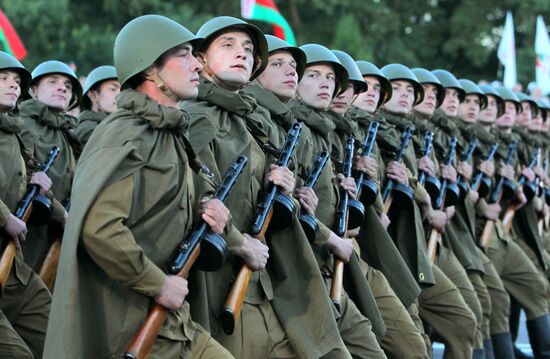 Independence day celebrations in Minsk