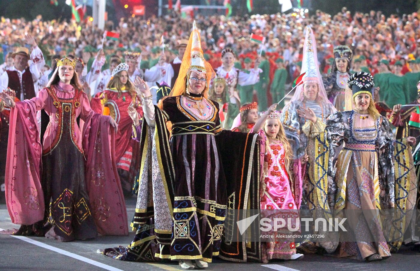 Independence day celebrations in Minsk