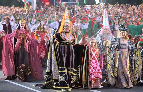 Independence day celebrations in Minsk