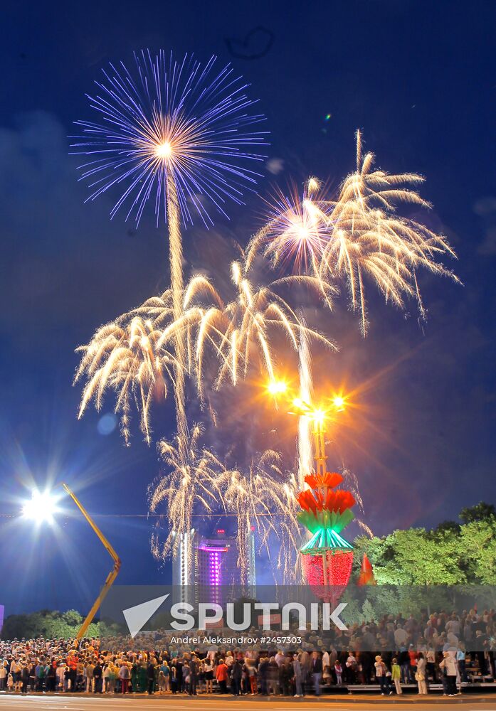 Independence day celebrations in Minsk