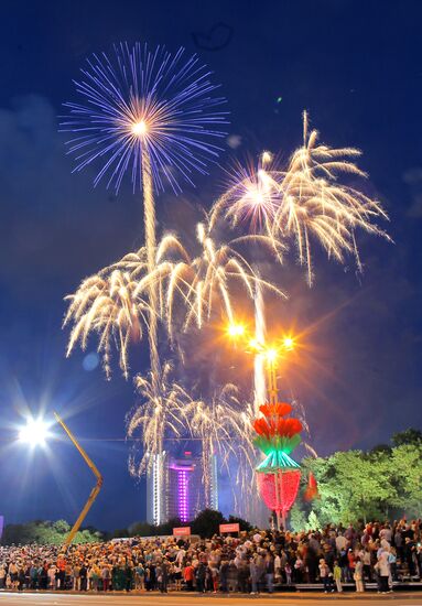 Independence day celebrations in Minsk