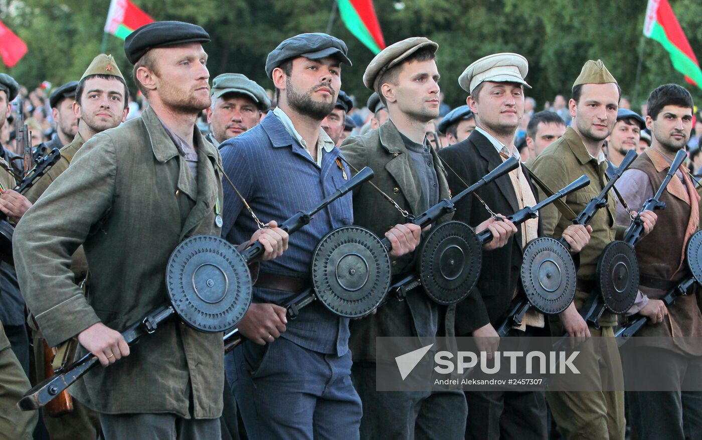 Independence day celebrations in Minsk