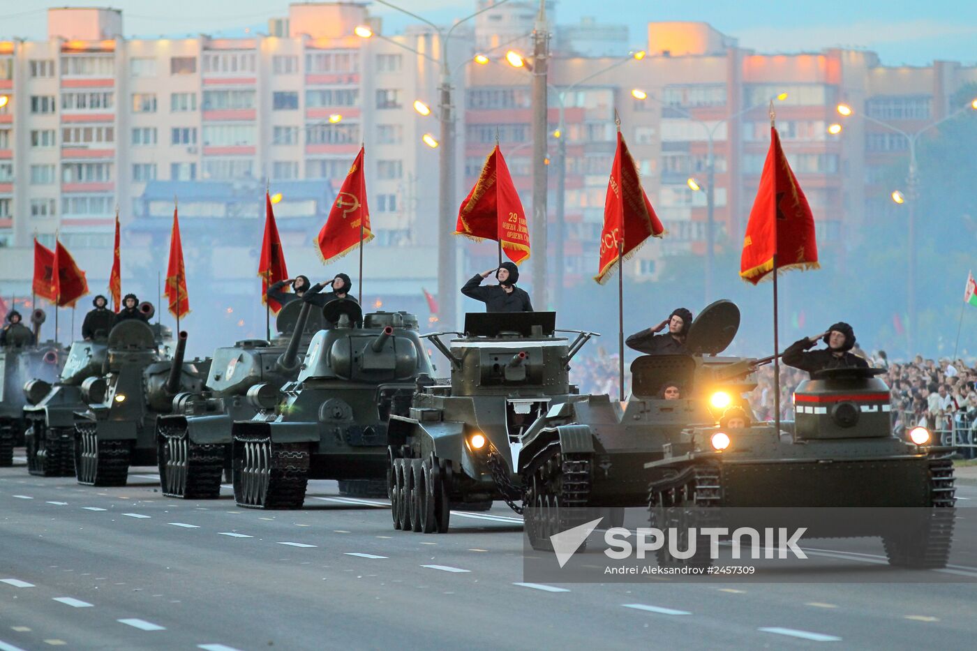 Independence day celebrations in Minsk