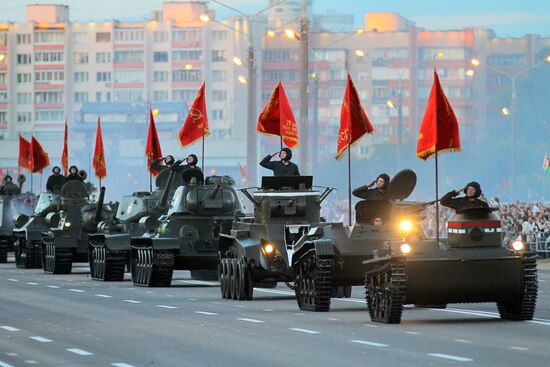 Independence day celebrations in Minsk