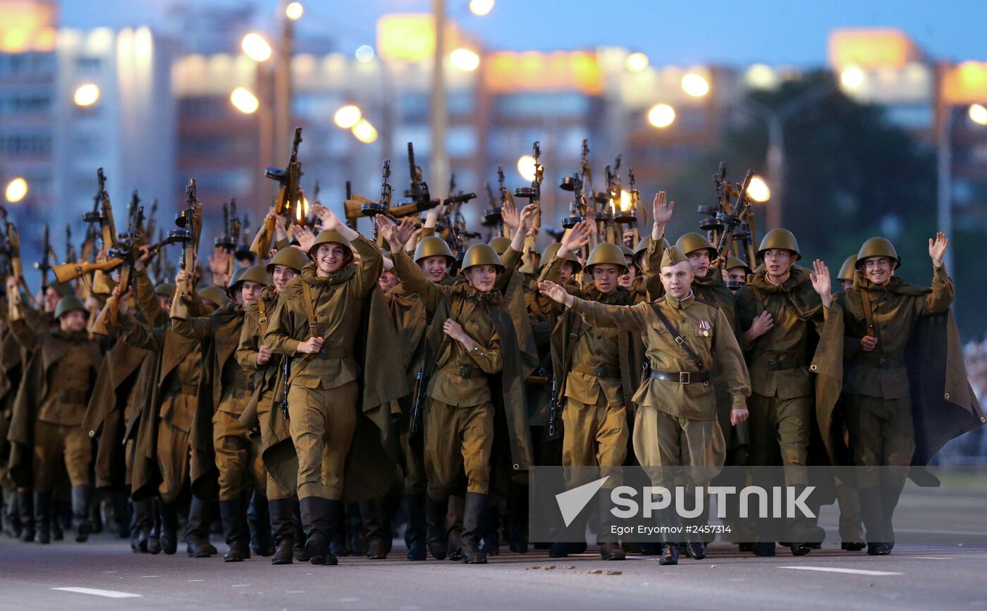 Independence day celebrations in Minsk
