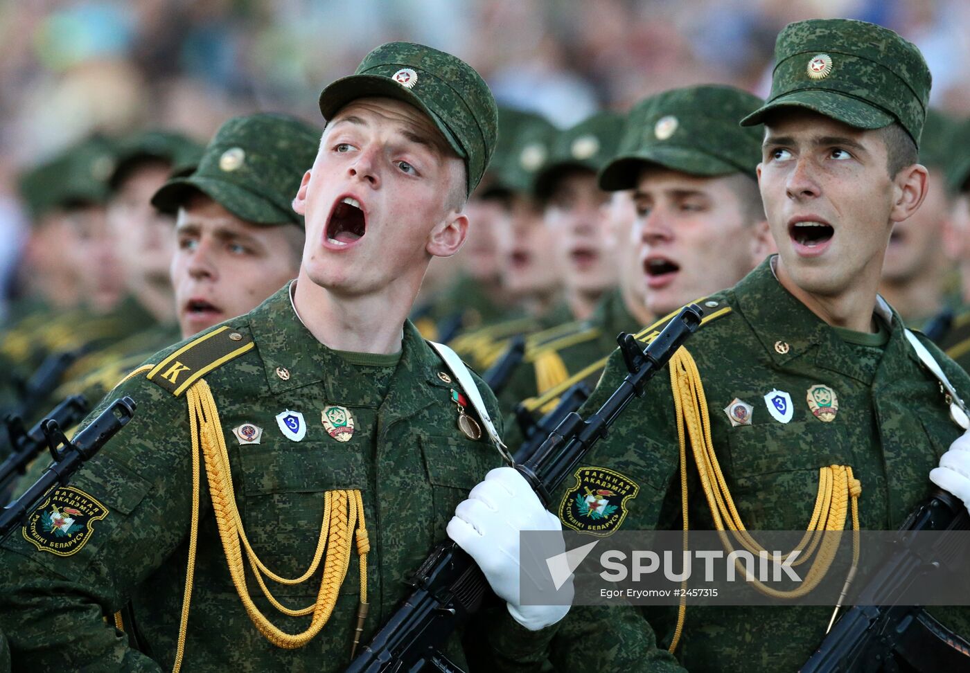 Independence day celebrations in Minsk
