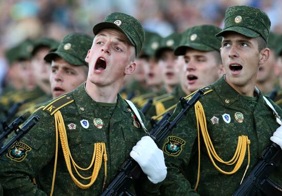 Independence day celebrations in Minsk