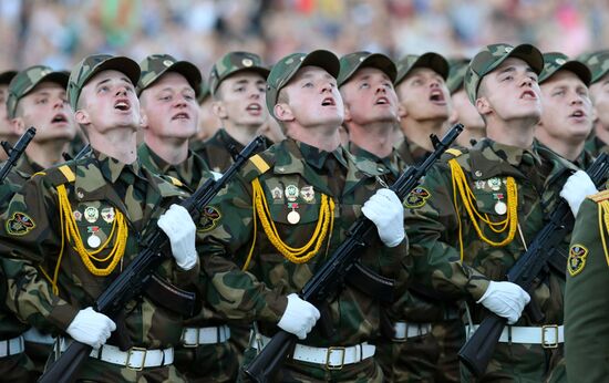 Independence day celebrations in Minsk